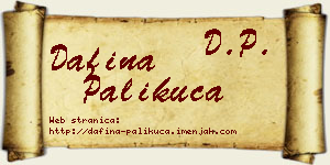 Dafina Palikuća vizit kartica